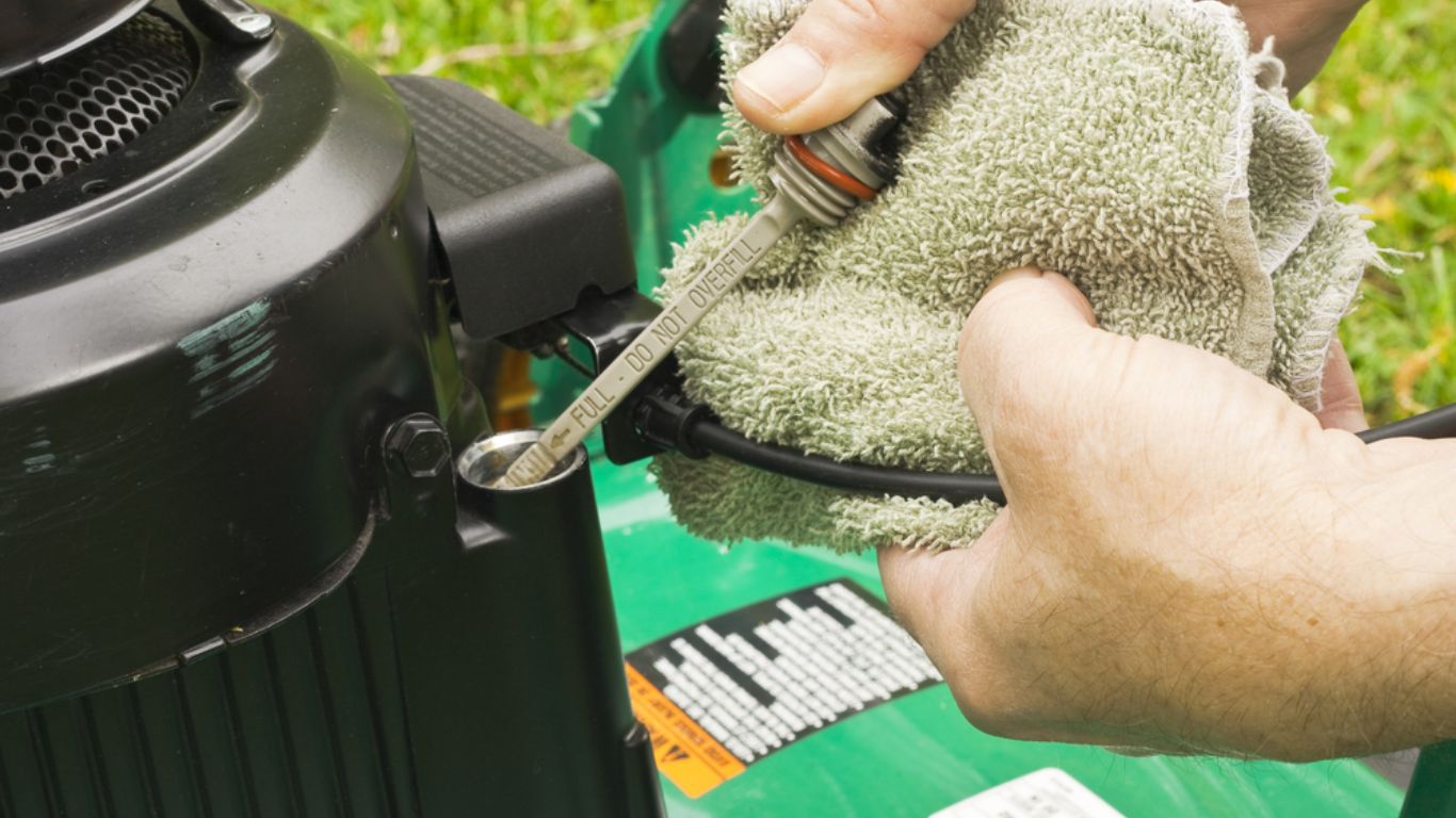 Check Your Lawn Mower Oil