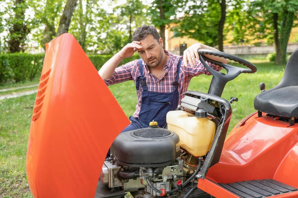 Frequent breakdowns and uneven mowing signal a mower nearing its end