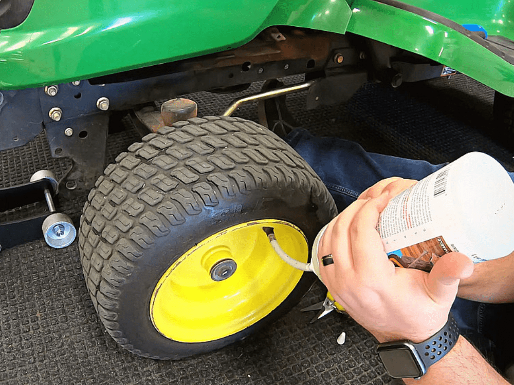 Seal the bead to securely fasten the tire to the rim