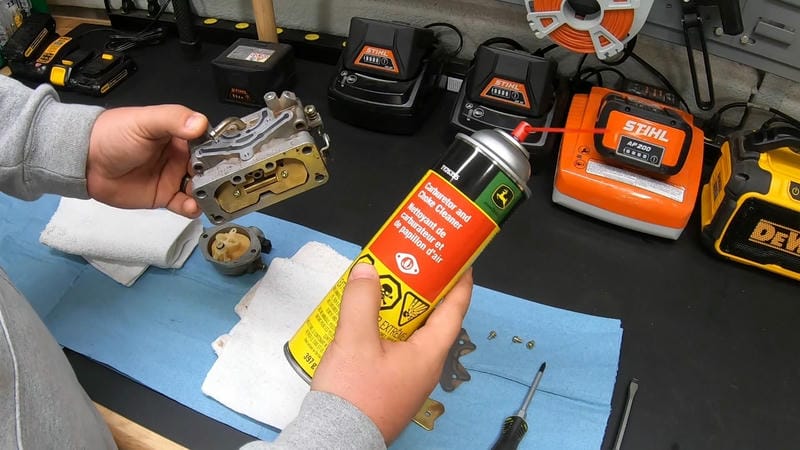 Use proper tools like cleaners, screwdrivers, and safety gear for effective carburetor cleaning