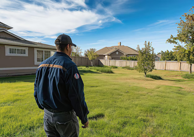 Walking your yard before mowing helps spot hazards and plan efficiently