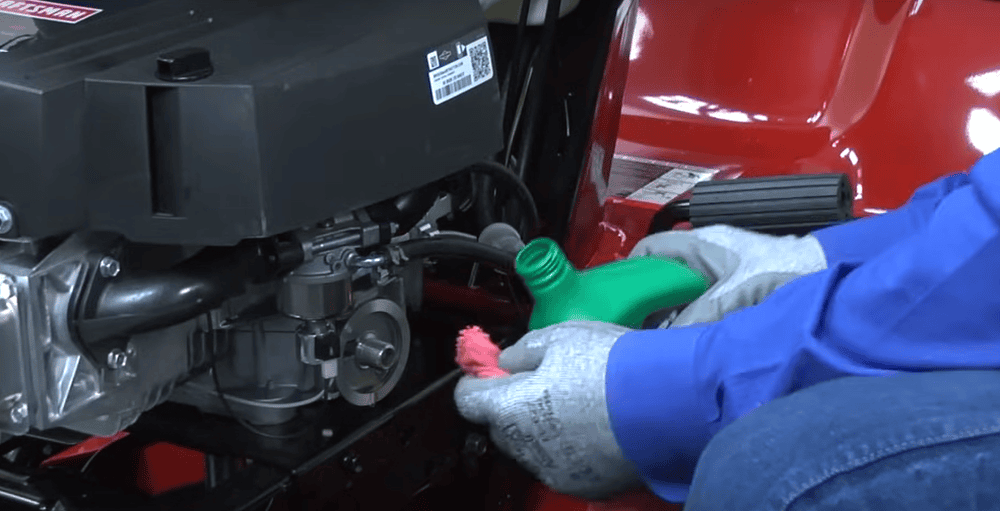 Maximize your mower's performance by changing oil and filters at the start and mid-season