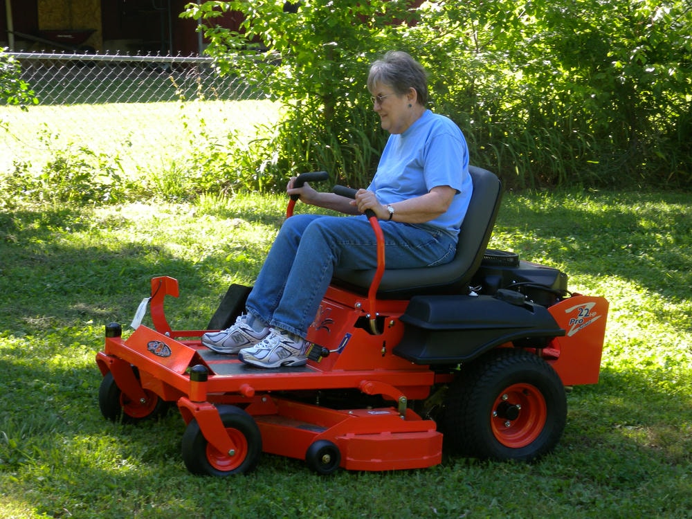 Master zero turn controls for efficient, precise mowing.